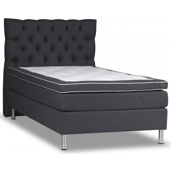 Hilton Deluxe Presley kontinentalsng antracit - 5-zons Pocketsystem