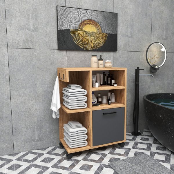 Rebusa skp - Furu/antracit