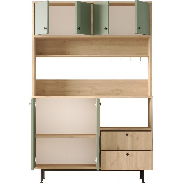 Royce köksskåp 5 - Ek/grön Royce köksskåp 5 - Ek/grön