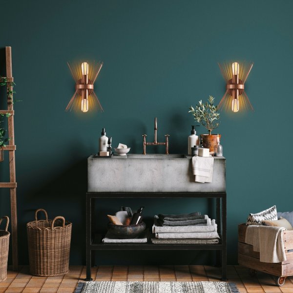 Kirsty wandlamp - Koper