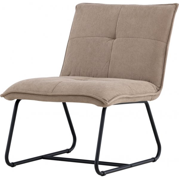 Madison loungestol - Brun manchester/svart Madison loungestol - Brun manchester/svart