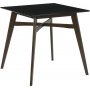 Matgrupp Florence Barbord 90x90 med 4 barstolar - Valnt/svart
