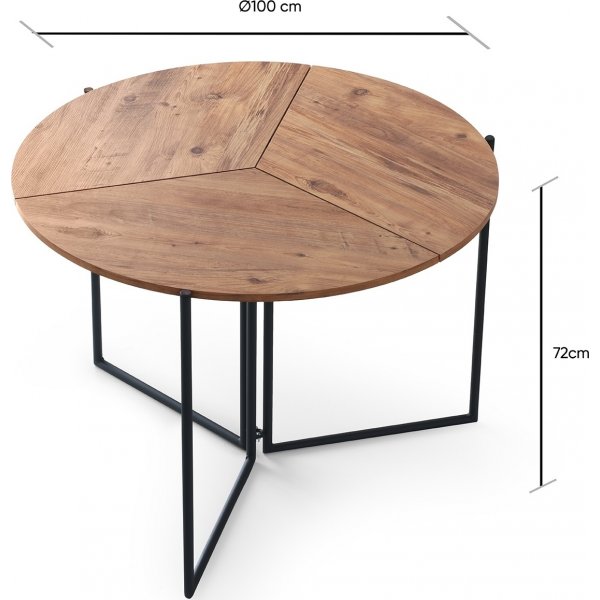 Table à manger Yara 100 cm - Pin Table à manger Yara 100 cm - Pin