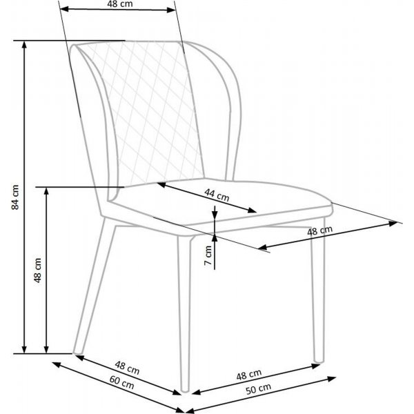 Cadeira matstol 399 - Röd Cadeira matstol 399 - Röd