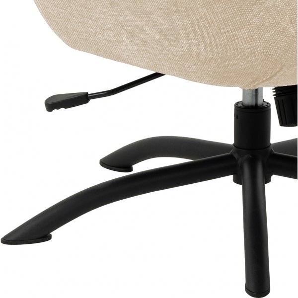 Fauteuil inclinable Talgarth avec repose-pieds - Beige