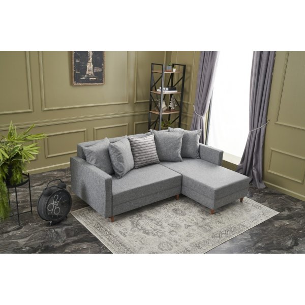 Aydam slaapbank rechts - Lichtgrijs