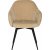 Chaise de salle  manger Derek - Beige/noir