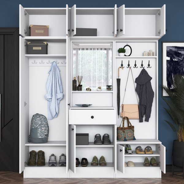 Mendy hallmöbel - Vit Mendy hallmöbel - Vit