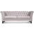 Milton Chesterfield 3-sits soffa - Beige sammet + Fläckborttagare för möbler