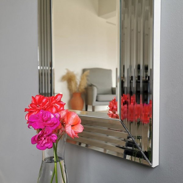 Adore spiegel verticaal - Zilver