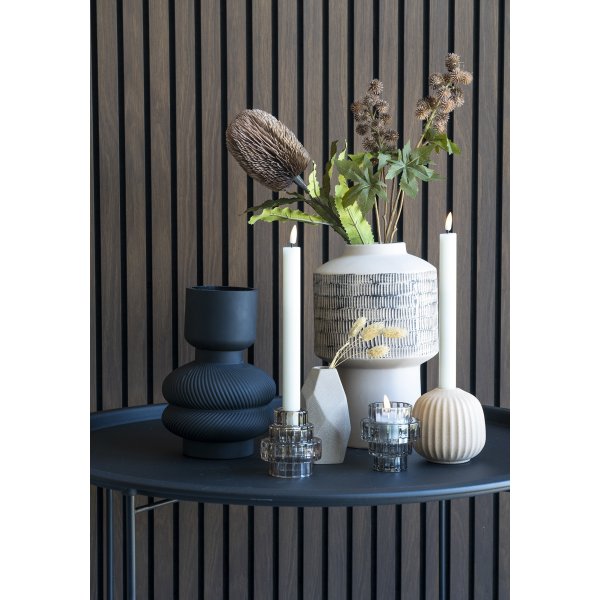 Vase+bougeoir House Nordic - Marron Vase+bougeoir House Nordic - Marron