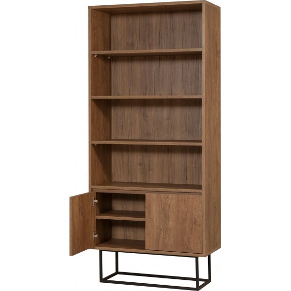 Notenhouten boekenkast - Reale Notenhouten boekenkast - Reale