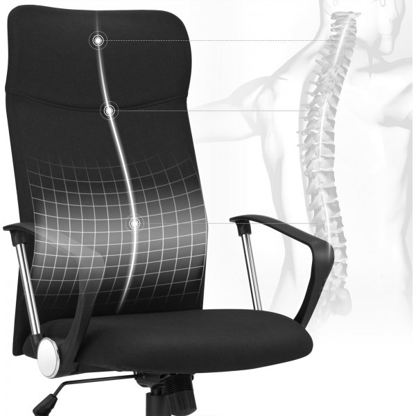 Chaise de bureau Yokohama - Noir Chaise de bureau Yokohama - Noir