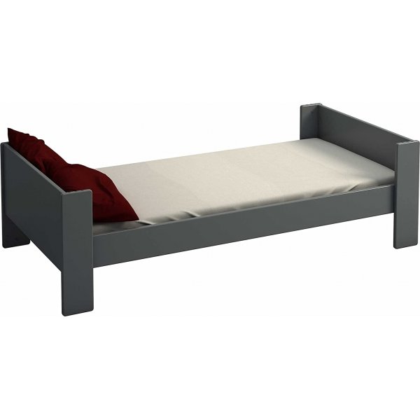 Voor kinderen eenpersoonsbed 90 x 200 cm - Grijs