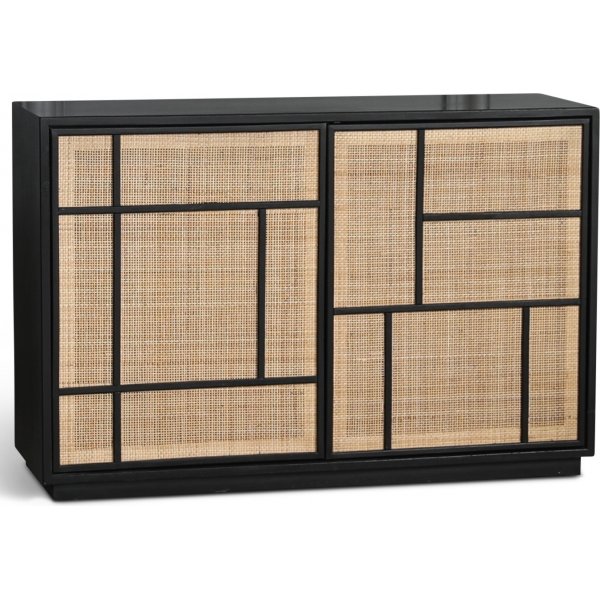 Stockholm skänk med rottingdörrar - 120 cm bred Stockholm skänk med rottingdörrar - 120 cm bred