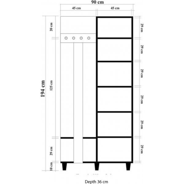 Hallmöbel ekfärgad - Svante Hallmöbel ekfärgad - Svante