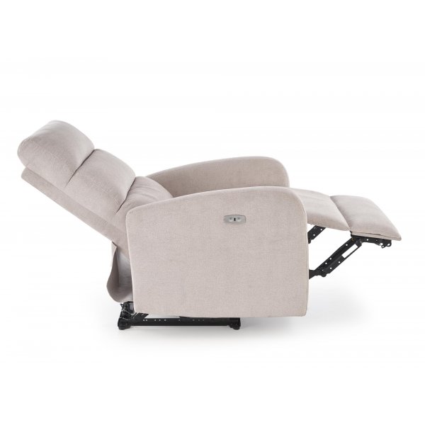 Ljusbeige Reclinerftlj elektrisk