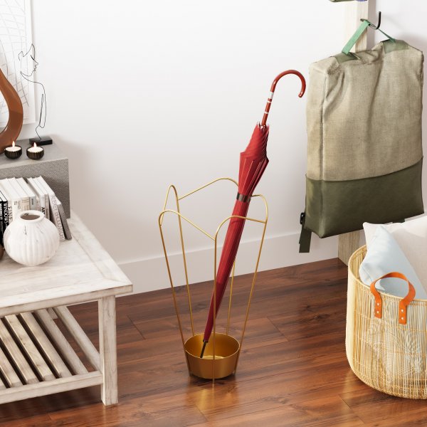 Porte-parapluie Plato 16 - Or Porte-parapluie Plato 16 - Or