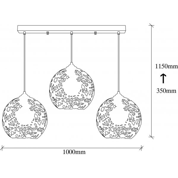 Fellini taklampa 786 - Svart Fellini taklampa 786 - Svart