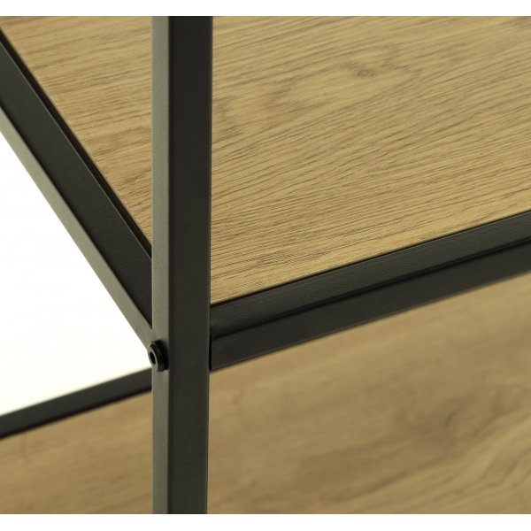 Medici bokhylla H88 cm - Ek/svart