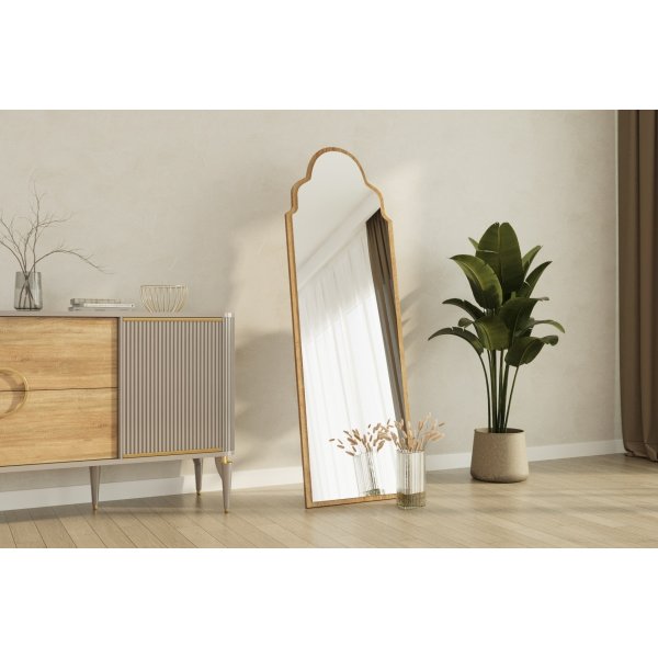 Samaran vloerspiegel - Saffier eiken