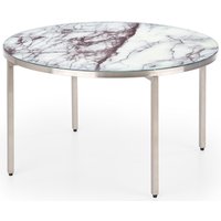 Trey soffbord - Vit marmor (Glas) / Metall Trey soffbord - Vit marmor (Glas) / Metall