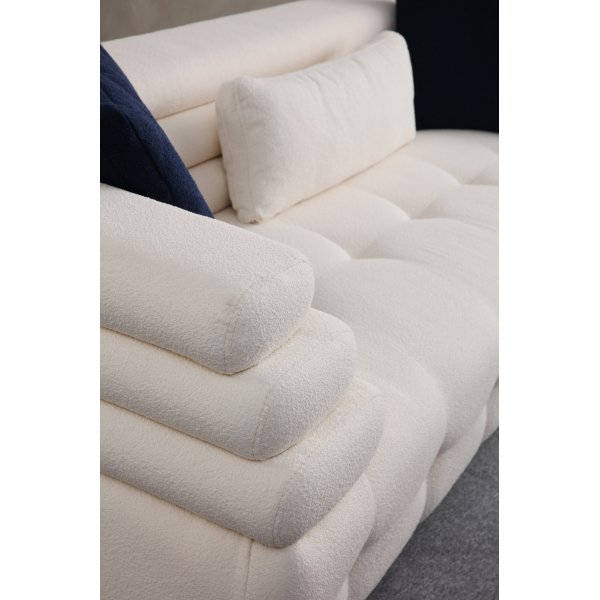 Canap 3 places Boston - Blanc