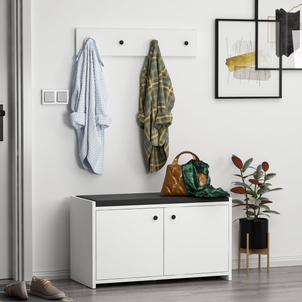 Zen hallmöbel - Vit Zen hallmöbel - Vit