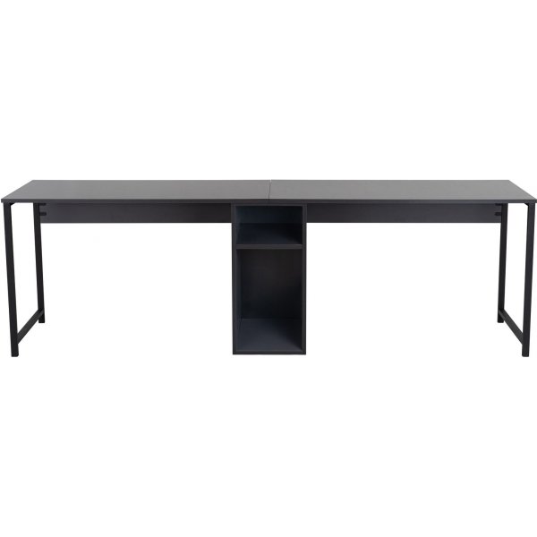 Twin skrivbord - Antracit/svart Twin skrivbord - Antracit/svart