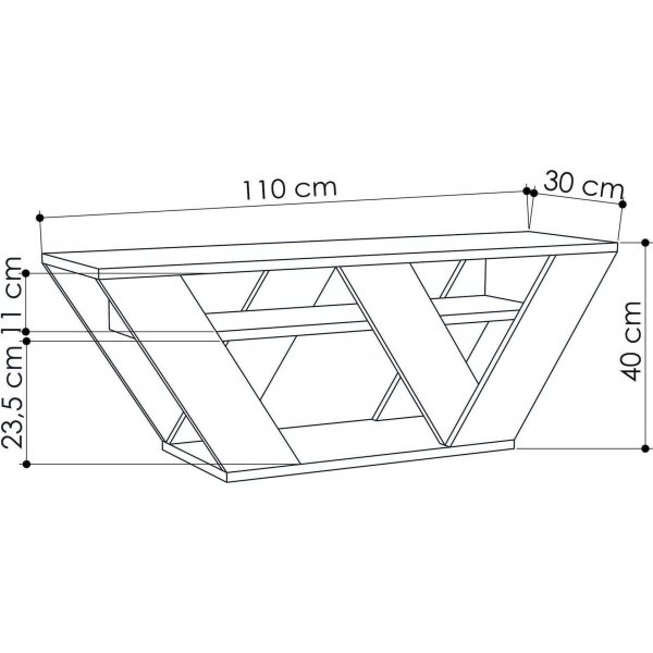 Pipralla TV-bänk - Ljus mocka Pipralla TV-bänk - Ljus mocka