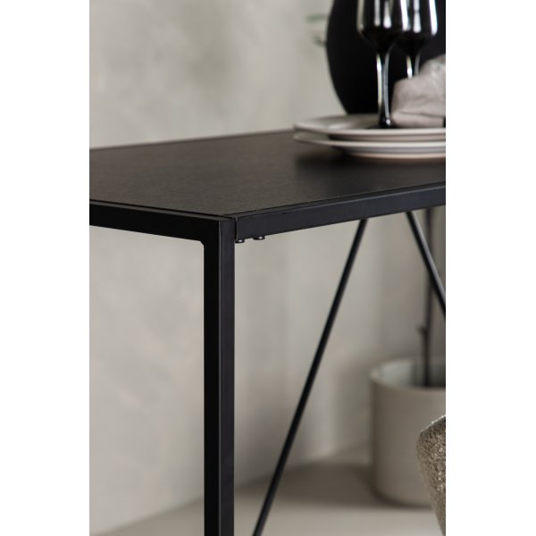 Brea barbord 120 x 60 cm - Svart