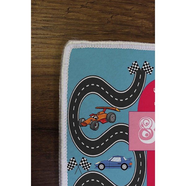 Hermitage 518 hallmatta 100 x 150 cm - Rosa/blå Hermitage 518 hallmatta 100 x 150 cm - Rosa/blå