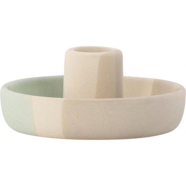 Otis ljusstake - Beige/Gr�n/Gr�