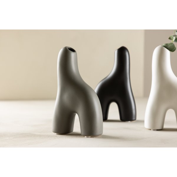 Vase Aya - Gris foncé Vase Aya - Gris foncé