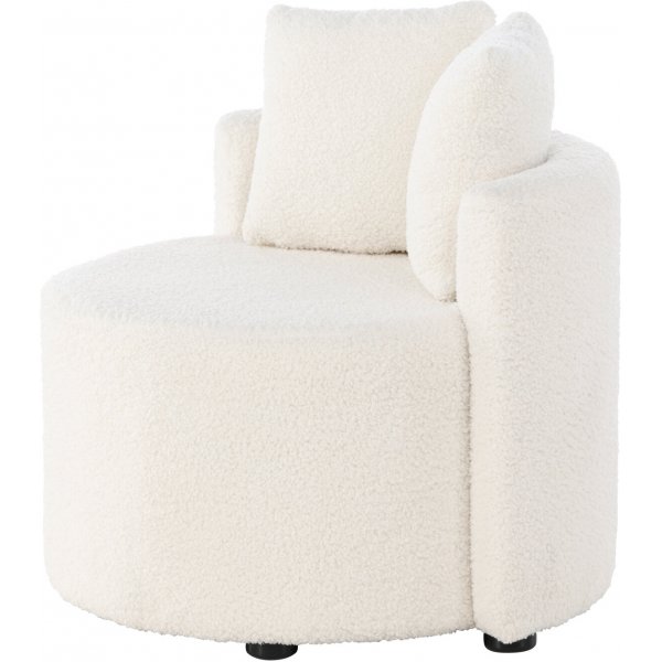 Canapé enfant 2 places Kelso - Teddy blanc Canapé enfant 2 places Kelso - Teddy blanc