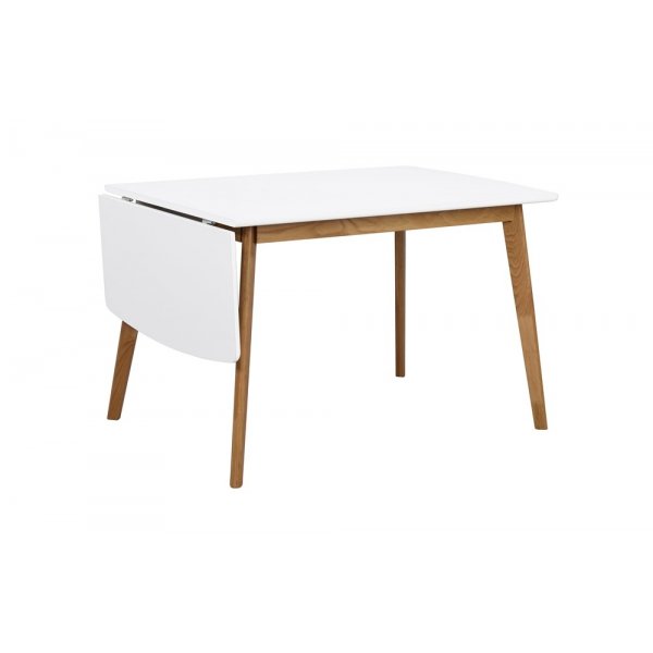Orson klaffbord 120x80 - Vit/ek