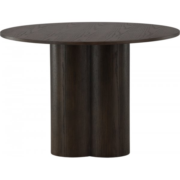 Table à manger ronde Olivia 110 cm en daim Table à manger ronde Olivia 110 cm en daim