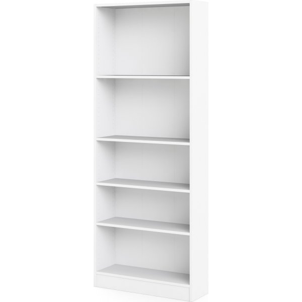 Bibliothèque haute et large Basic - Blanc Bibliothèque haute et large Basic - Blanc