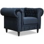 Ashford chesterfield ftlj - Mrkbl sammet