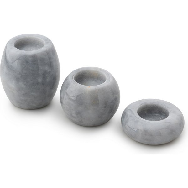 Ljushllare i gr marmor frn Verona - 3 delar