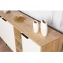 Clara dressoir - Eiken/wit