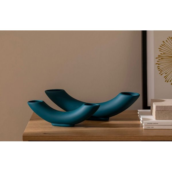 Vase Tubo - Vert pétrole Vase Tubo - Vert pétrole