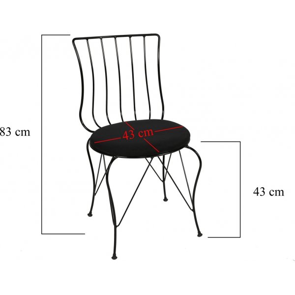 Ensemble de chaises Regale - Noir