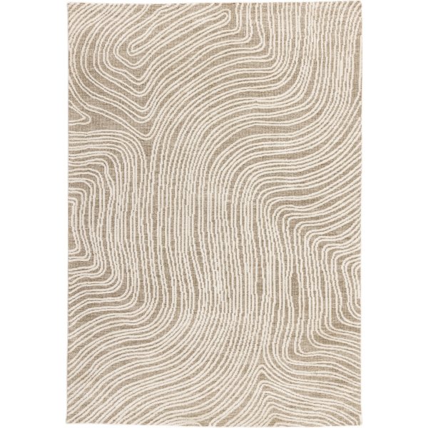 Medium vloerkleed 230 x 160 cm - Beige/ivoor