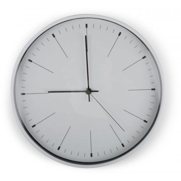 Klocka Needle - Vit/silver Klocka Needle - Vit/silver