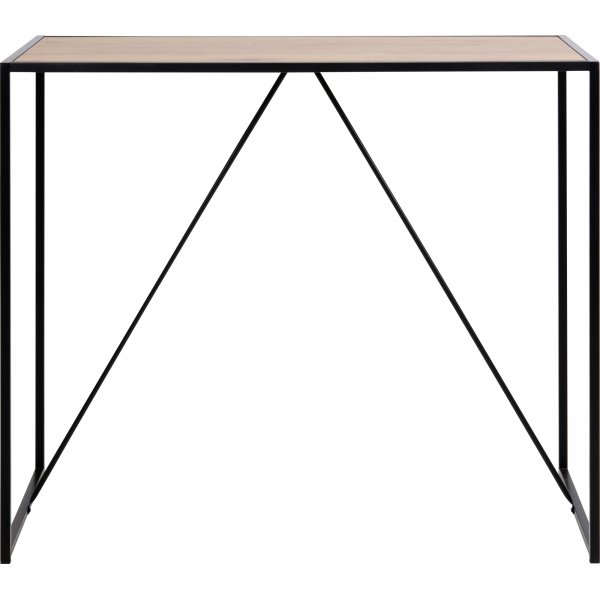 Table de bar Seaford 120x 60 cm - Chêne/noir Table de bar Seaford 120x 60 cm - Chêne/noir