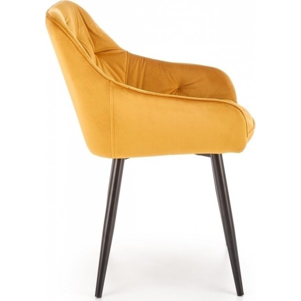 Chaise de salle à manger Cadeira 487 - Jaune Chaise de salle à manger Cadeira 487 - Jaune