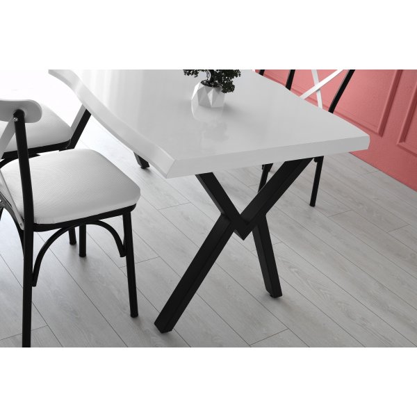 Table  manger Efor 140 cm - Blanc