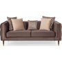 Olympus 2-sits soffa - Brun