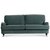 Kvarsebo Howard 3-sits soffa - Mintgrn (Sammet)